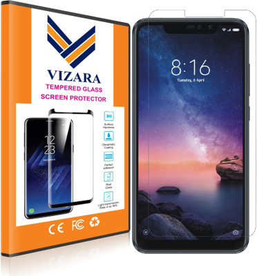 VIZARA Tempered Glass Guard for Mi Redmi Note 6 Pro(Pack of 1)