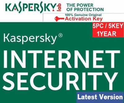 

KASPERSKY Internet Security 2018 5 User 1 Year 5 PC
