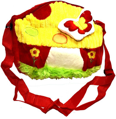 

Saffronworld Girls Evening/Party Multicolor Velvet Sling Bag