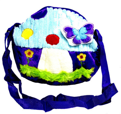 

Saffronworld Girls Evening/Party Multicolor Velvet Sling Bag