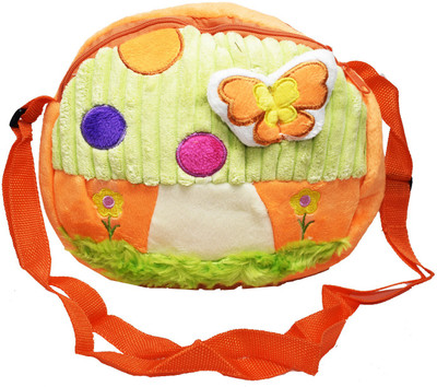 

Saffronworld Girls Evening/Party Multicolor Velvet Sling Bag