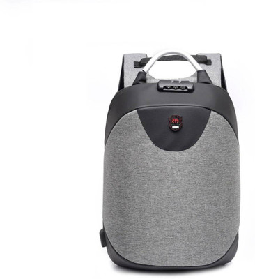 

B Bolt ,Anti Theft Bag with USB Charging Port for Men & Women, Smart Bag, Water Resistant Backpack School Bag, Large Capacity Business Backpack Small Travel Bag(Grey)