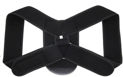 

Ni Hao Back Posture Corrector Belt, Lumbar Shoulder Correcting Brace pain Therapy Back Support (, Black