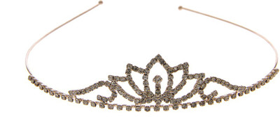 

Anuradha Art Jewellery Crown(Gold, White, Pack of 1)