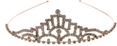 

Anuradha Art Jewellery Crown(Silver, White, Pack of 1)