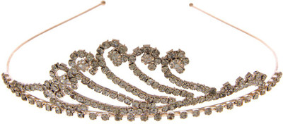 

Anuradha Art Jewellery Crown(Silver, White, Pack of 1)
