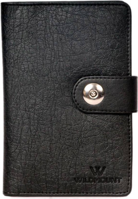 WILDMOuNT PASSPORT HOLDER WITH SIM CARD SAFE CASE & SIM CARD JACKETS(Black)