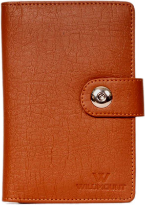 

Wildmount PASSPORT HOLDER WITH SIM CARD SAFE CASE & SIM CARD JACKETS(Tan)