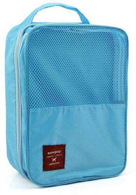 

House of Quirk Shoe Pouch(Blue)