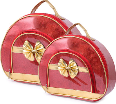 

SAMAA VANITY-COMBO-RED-038 High quality case, Perfect travel makeup case, Gorgeous exterior Vanity Box(Red)