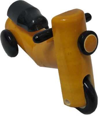 

Khadi Eco Basket Channapatna Wooden Super Ride Bike Toy(Yellow)
