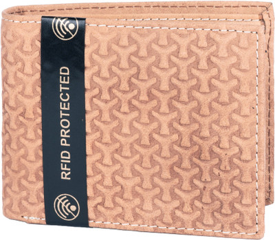 

FAWNLINK Men Brown Genuine Leather Wallet(7 Card Slots)
