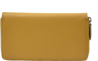 

Lamek Women Black Genuine Leather Wallet(8 Card Slots), Yellow