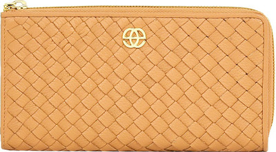 

Eske Women Brown Genuine Leather Wallet(6 Card Slots), Walnut
