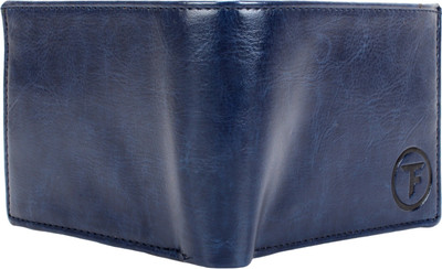 

FABTRIM Boys Blue Artificial Leather, Fabric, Canvas Wrist Wallet(9 Card Slots)