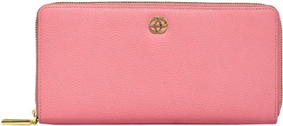 

Eske Women Pink Genuine Leather Wallet(6 Card Slots)