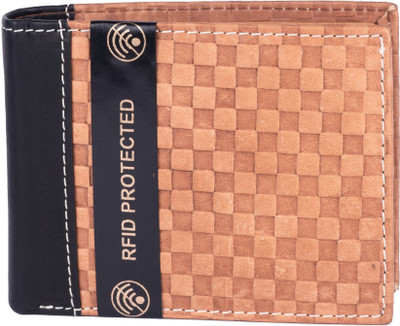 

FAWNLINK Men Brown Genuine Leather Wallet(7 Card Slots)