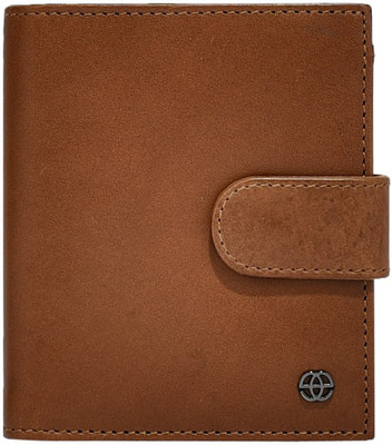 

Eske Women Tan Genuine Leather Wallet(8 Card Slots), Dark tan