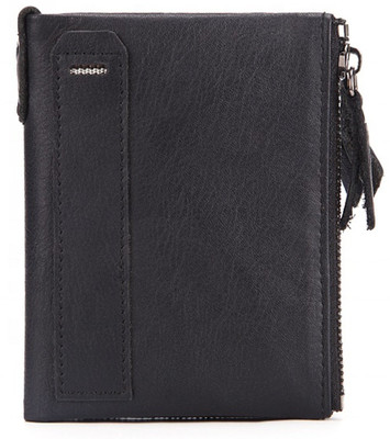 

Pidengbao Boys Black Genuine Leather Wallet(11 Card Slots)