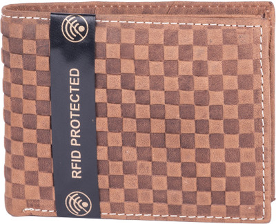 

FAWNLINK Men Brown Genuine Leather Wallet(7 Card Slots)