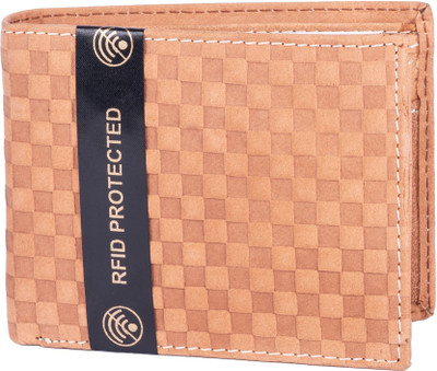 

FAWNLINK Men Brown Genuine Leather Wallet(7 Card Slots)