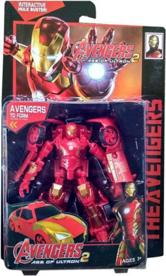 

SHRIBOSSJI Avengers Transformable Iron Man converting into car for your Kids (Multicolor)(Multicolor)