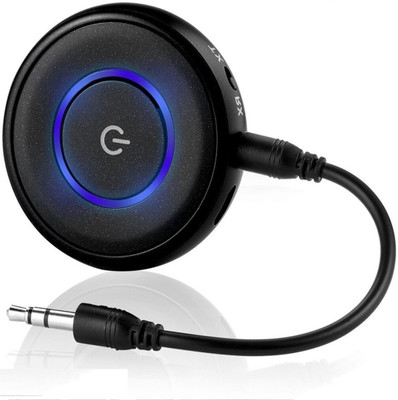 

House Of Sensation All in 1 Bluetooth Transmitter & Receiver Adapter v4.1 Car Bluetooth -BT-029 Device with Transmitter, Audio Receiver (Black) 0.5 W AV Power Receiver(Black)