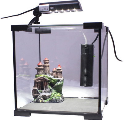 

JAINSONS PET PRODUCTS Mini Aquarium Combo GTK-6001 Cube Aquarium Tank(15.5)