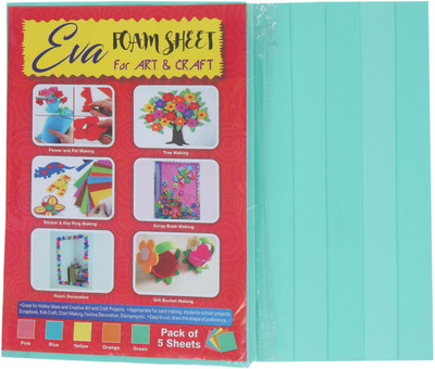 

SAMPADA Eva Foam Sheet Green Color A4 Size 3mm Thickness For Art & Craft.