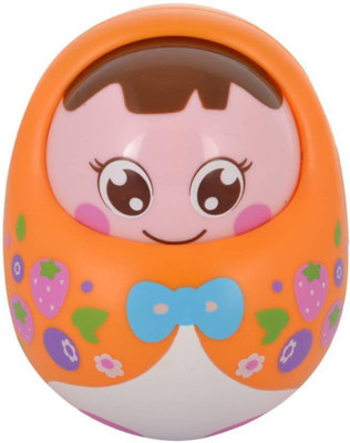 

Geniebox Cartoon Tum Rattle(Orange)