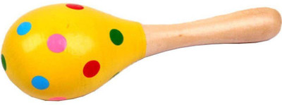 

ICE TREE Colourful Rattles Non-Toxic Child Safe Egg Shaker Wooden Rattles for Babies and Infants, 0-2 Years (Multicolour) Set of 2 Rattle(Multicolor)