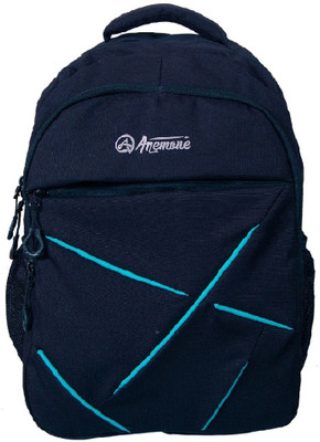 Anemone School Bag 04 30 Laptop Backpack(Black, Blue)