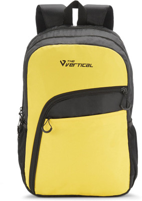 

The Vertical SLANT 25 L Laptop Backpack(Black, Yellow)