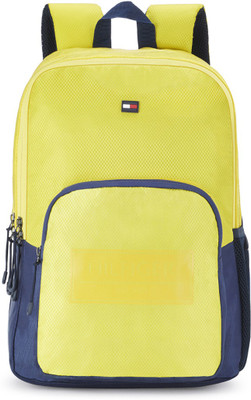 

Tommy Hilfiger Cool 22.81 L Backpack(Black, Yellow)