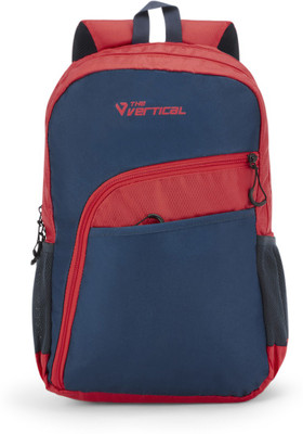 

The Vertical SLANT 25 L Laptop Backpack(Blue, Red), Red/navy