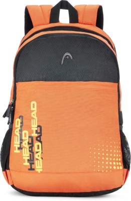 

Head Booster 21 L Laptop Backpack(Orange, Black)