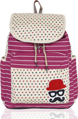 

Kleio Beautiful Multicolour Printed Backpack for Women/ Girls 35 L Backpack(Pink)
