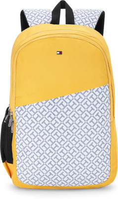 yellow tommy hilfiger backpack