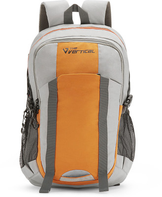 

The Vertical VOYAGE 27 L Laptop Backpack(Grey, Orange), Black / orange