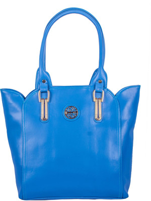 

Power Point Navy Blue Large Ladies Handbag Waterproof Shoulder Bag(Blue, 7 L)