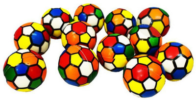 

ToyzIsland Exclusive Kids Multicolor Printed Soft Foam Sponge Ball Light Weight Squeeze Bal Squash Ball(Pack of 12, Multicolor)