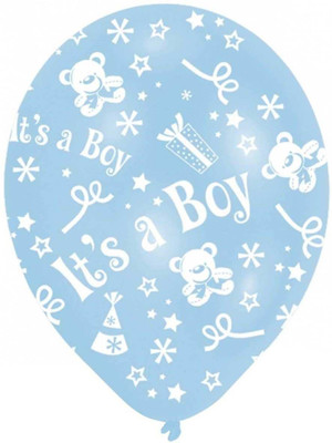 

GemStar PartyCrafts Printed BALLON-TEXT_PRINTED-0001#POC1# Balloon(Blue, Pack of 30)