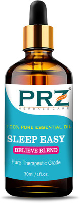 

PRZ SLEEP EASY BELIEVE BLEND ESSENTIAL Oil (30ml) Pure Therapeutic Grade For Relaxing & Calming(30 ml)