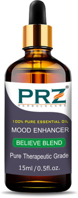 

PRZ MOOD ENHANCER BELIEVE BLEND ESSENTIAL Oil (15ml) Pure Therapeutic Grade for Uplifting & Reduces stress Aroma(15 ml)