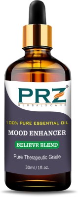 

PRZ MOOD ENHANCER BELIEVE BLEND ESSENTIAL Oil (30ml) Pure Therapeutic Grade for Uplifting & Reduces stress Aroma(30 ml)