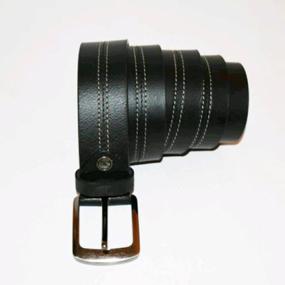 

blackhorn Men Black Genuine Leather Belt