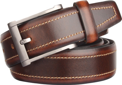 

LIMERENCE Men Casual, Formal Brown Genuine Leather Belt
