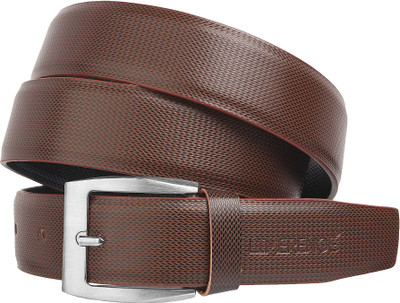 

LIMERENCE Men Casual, Evening, Formal, Party Brown Genuine Leather Belt