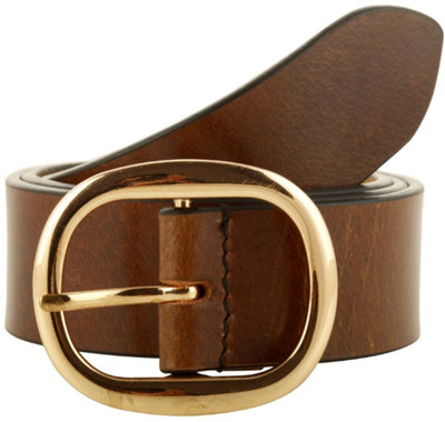 

Creative Crafts Men Casual Brown Genuine Leather Belt