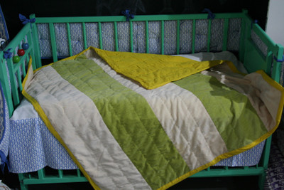 

Raghuraj Lifestyle Abstract  Crib Baby Blanket(Silk, Green
